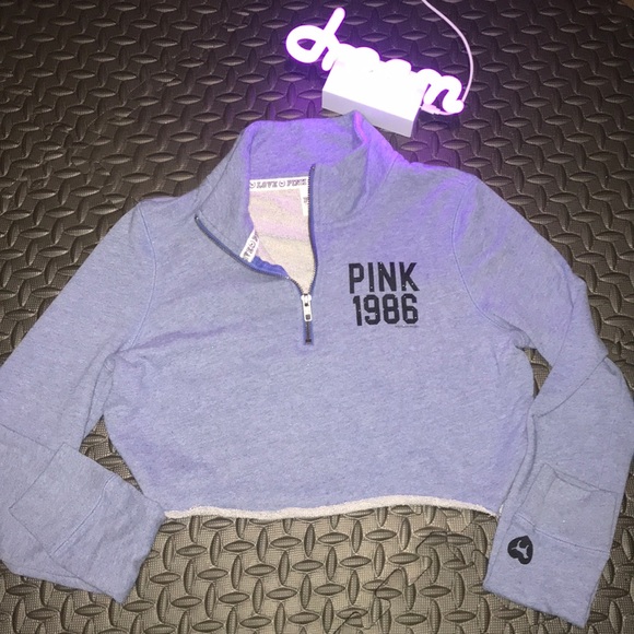 Hand crafted * Cropped Half Zip Sweatshirt - Picture 12 of 12